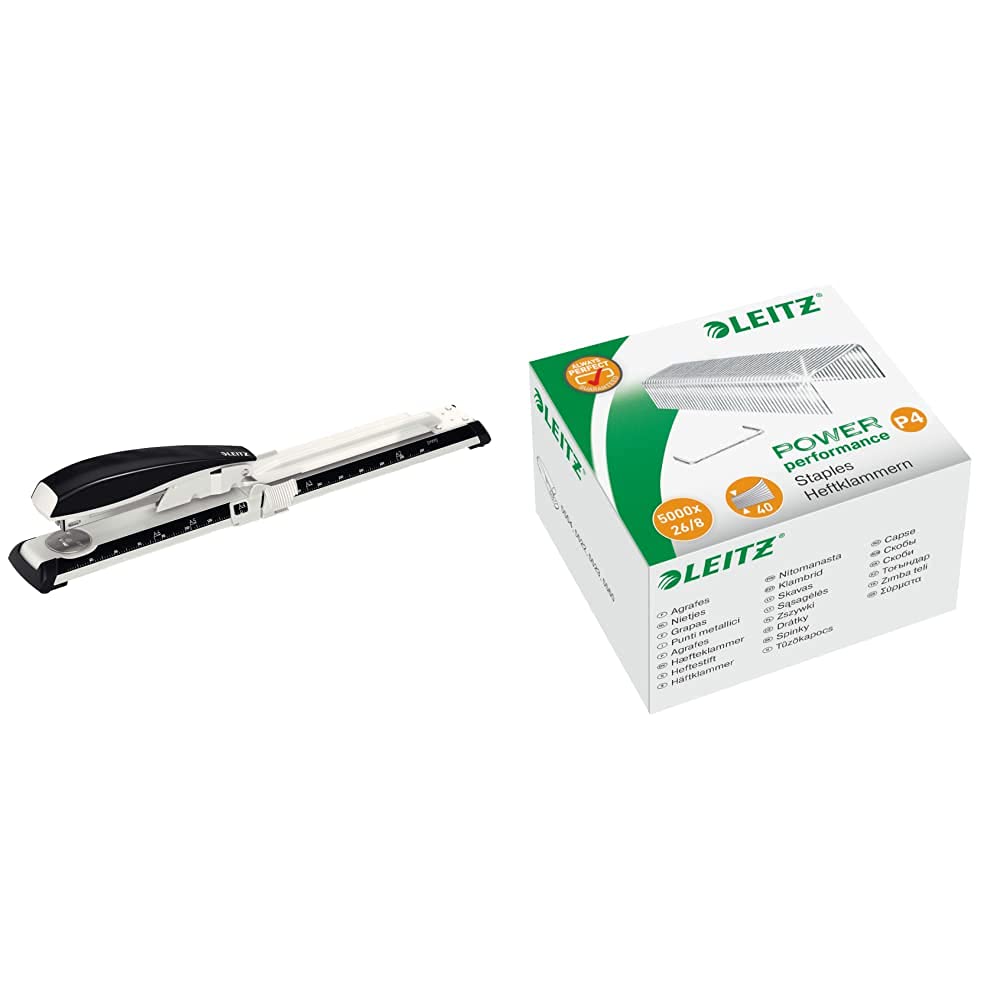leitz-nexxt-langarm-heftger-t-metall-schwarz-f-r-40-blatt-inkl-klammern image 5