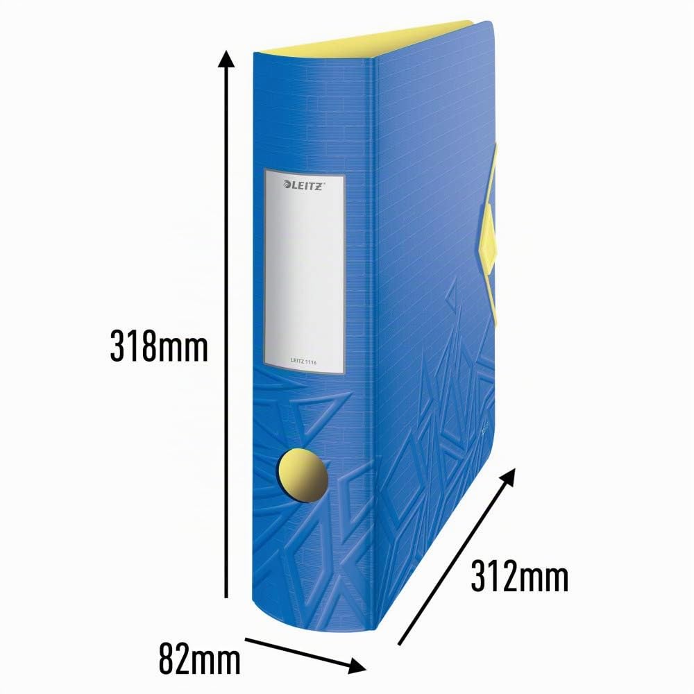 leitz-180-active-urban-chic-qualit-ts-ordner-a4-breit-8-2-cm-blau image 2