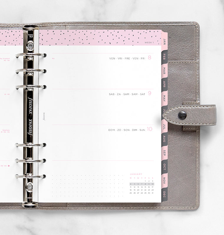 filofax-confetti-kalendereinlage-a5-2027-1-woche-auf-2-seiten-horizontal image 2
