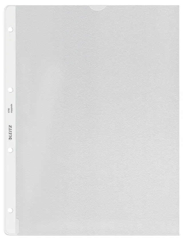 leitz-prospekth-lle-a4-pp-genarbt-dokumentenecht-farblos-100-st-ck image 1
