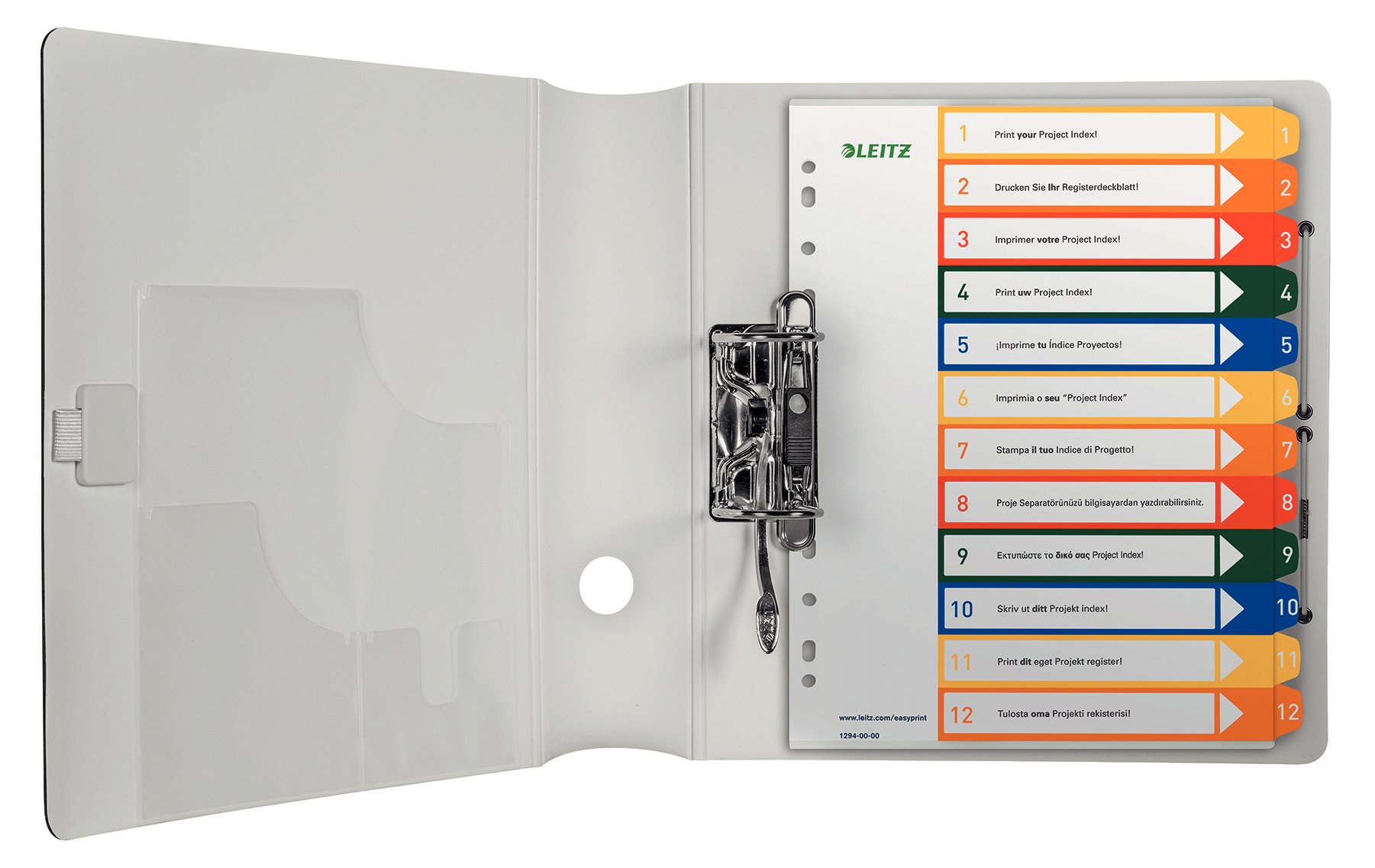 leitz-zahlenregister-a4-1-12-berbreite-wei-mehrfarbig-pp-12940000 image 2