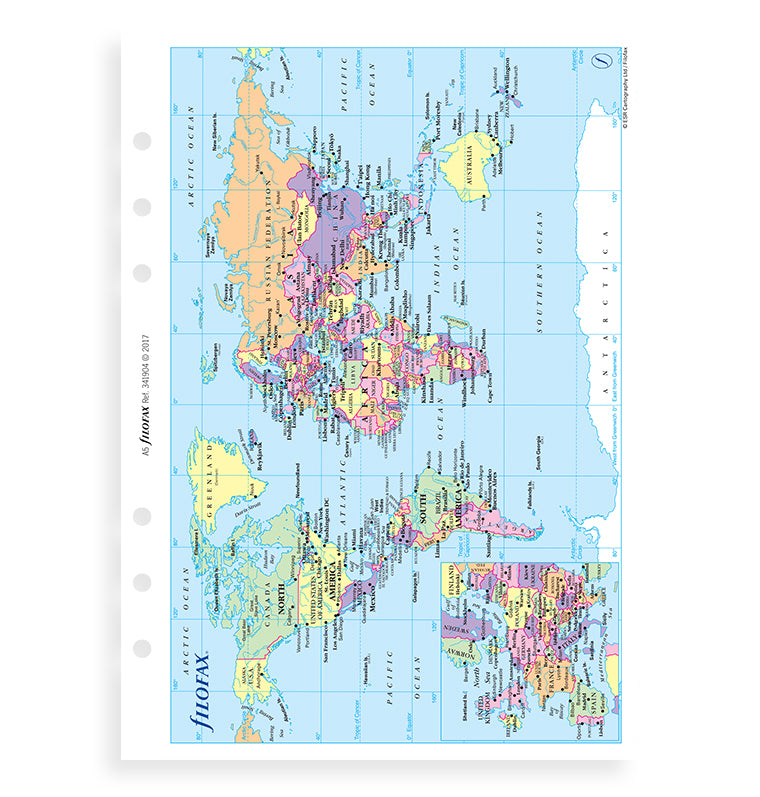 filofax-weltkarte-a5-organiser-einlage-leporello image 6
