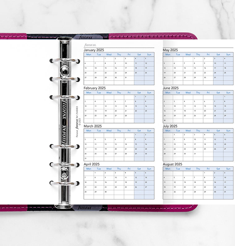 filofax-4-jahresplaner-englisch-personal-2025-2028-leporello image 2