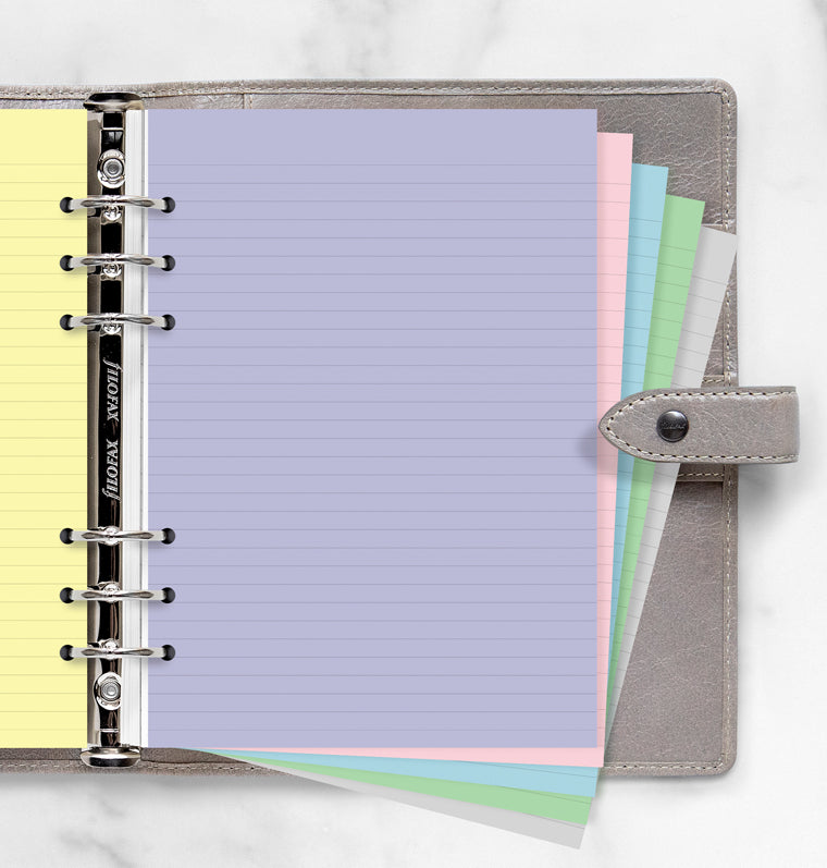 filofax-notizpapier-pastel-liniert-a5-einlage image 2