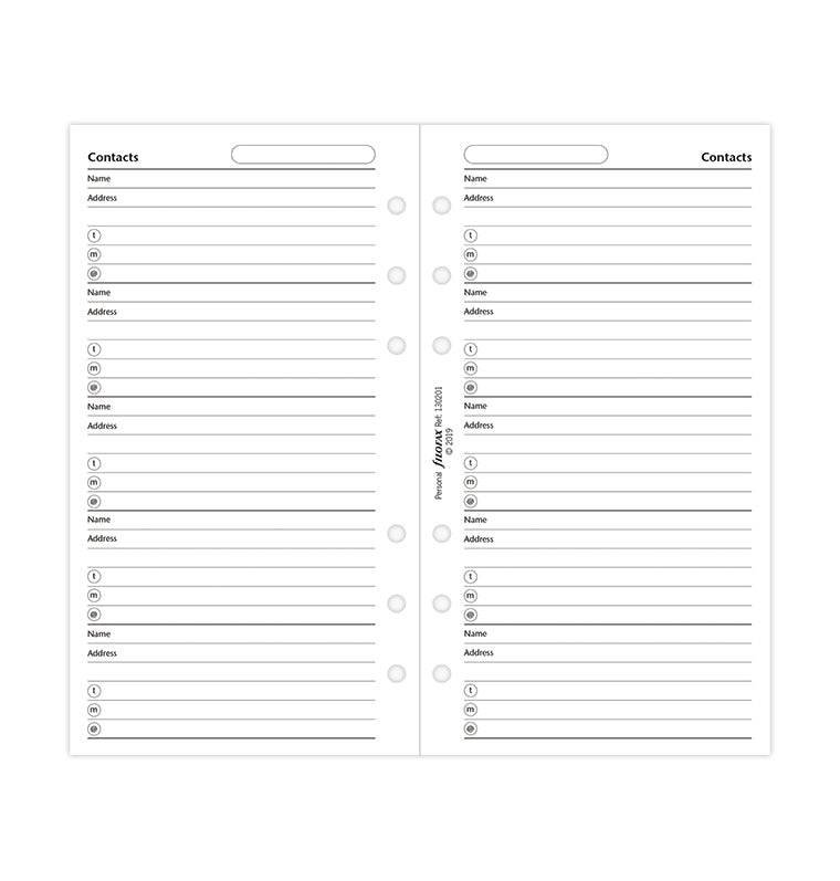 filofax-kontakte-englisch-personal-adress-einlage-20-blatt image 5