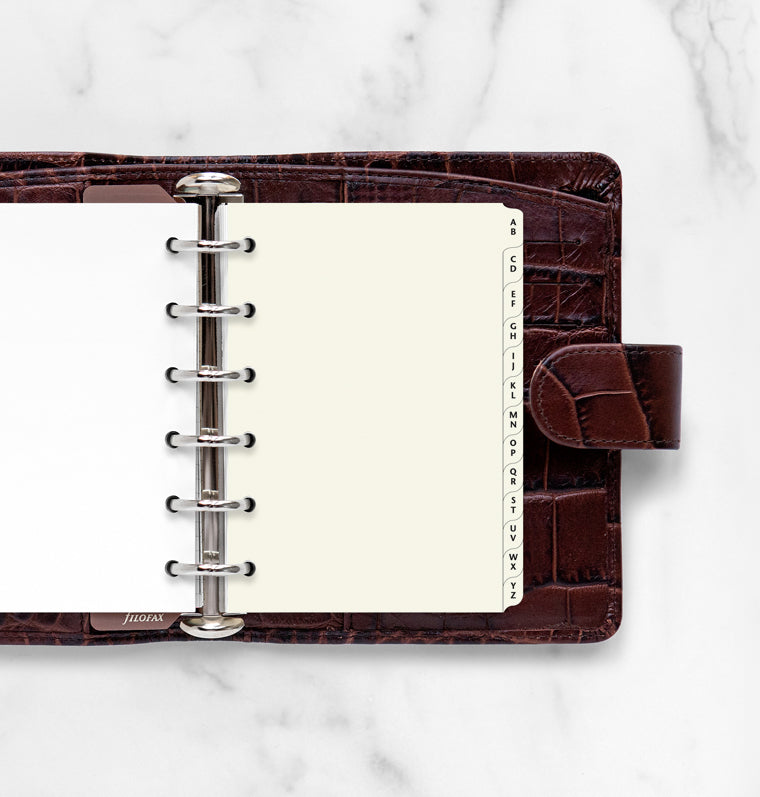 filofax-a-z-register-cream-pocket image 3