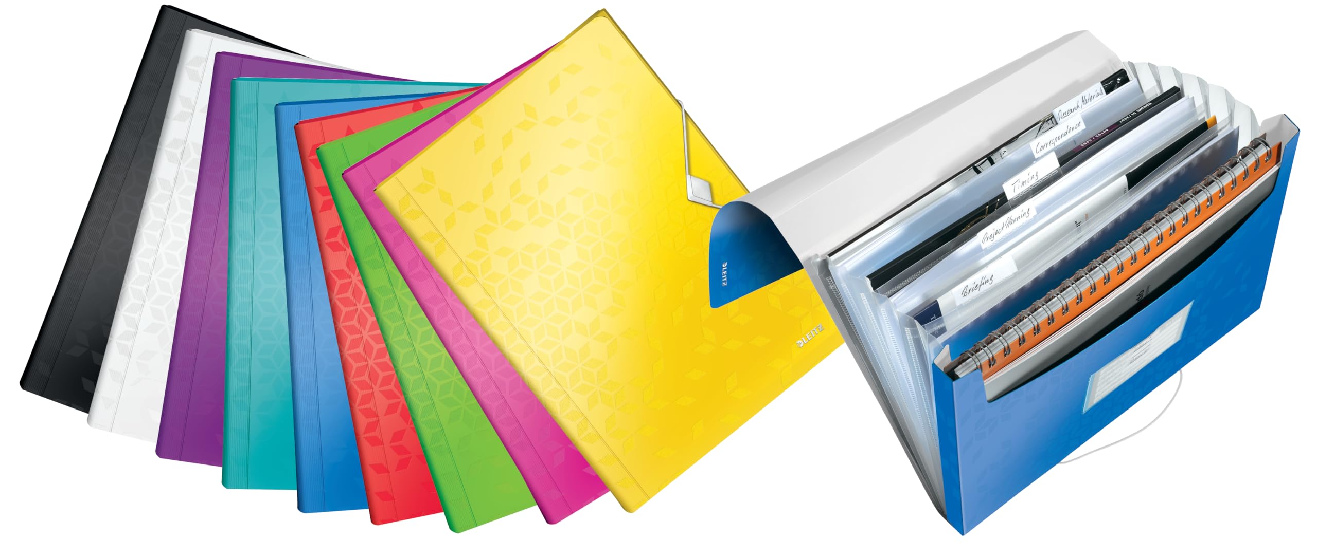 leitz-wow-f-chermappe-a4-6-f-cher-pp-eisblau image 5