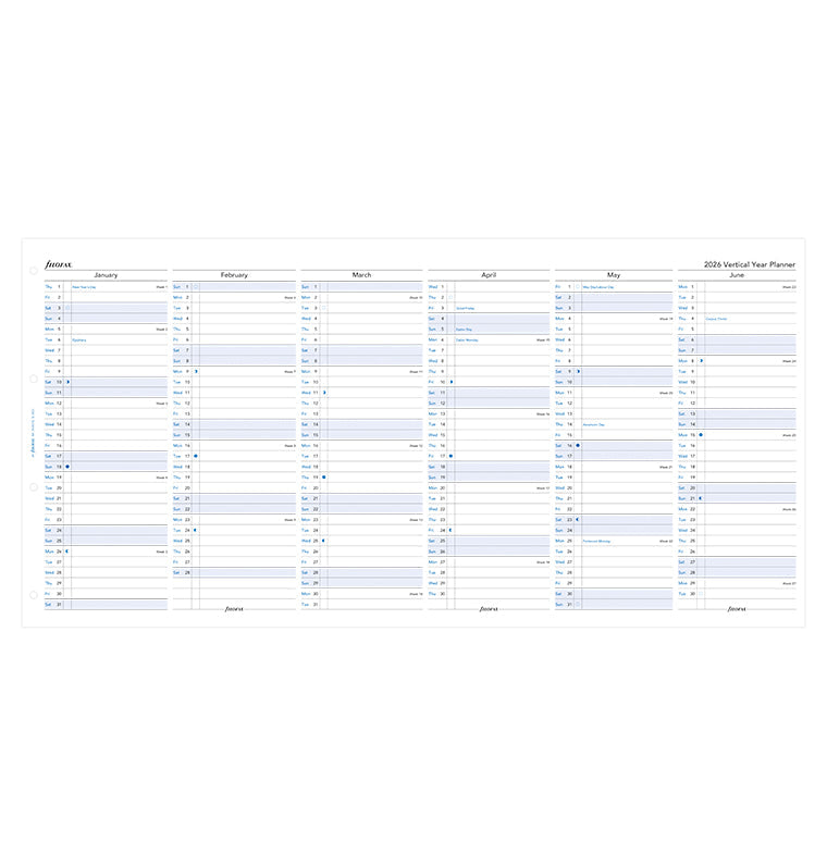 filofax-jahresplaner-englisch-a4-2026-leporello image 4