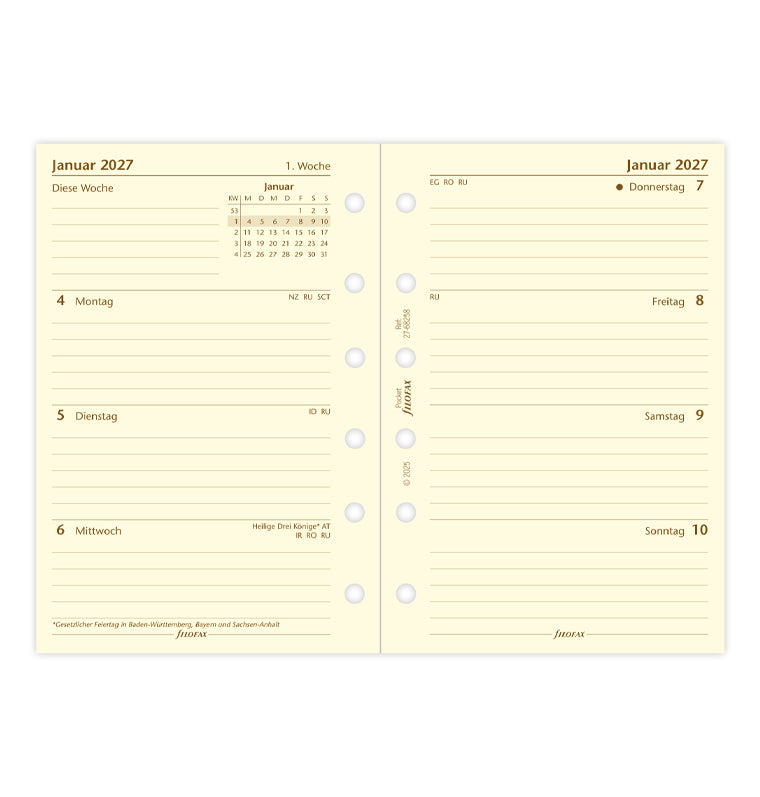 filofax-kalendereinlage-pocket-2027-1-woche-2-seiten-deutsch image 4