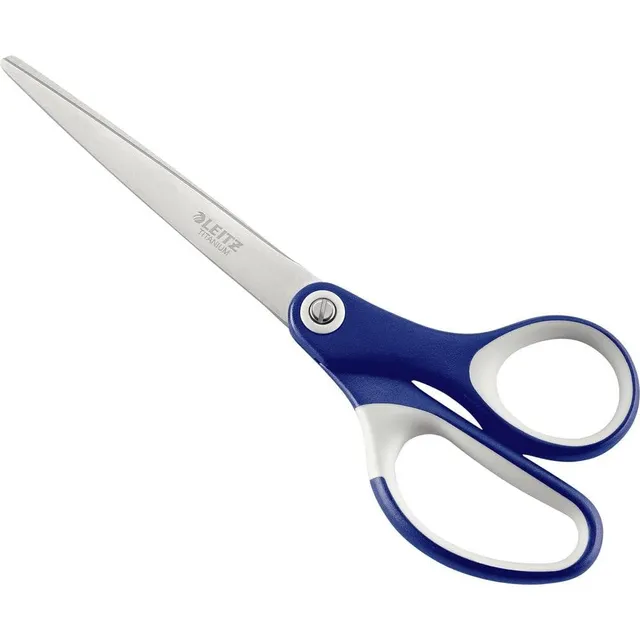 leitz-titan-schere-18-cm-edelstahl-ergonomisch-blau image 1