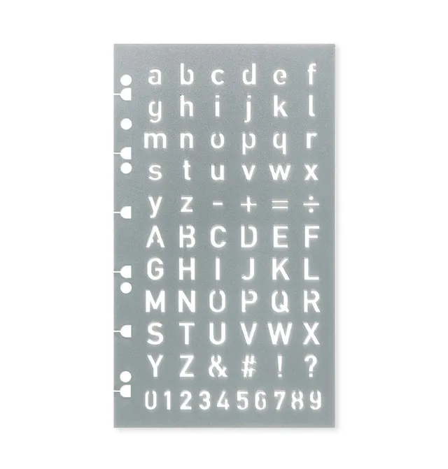 filofax-buchstabenschablone-f-r-personal-a5-a4 image 1