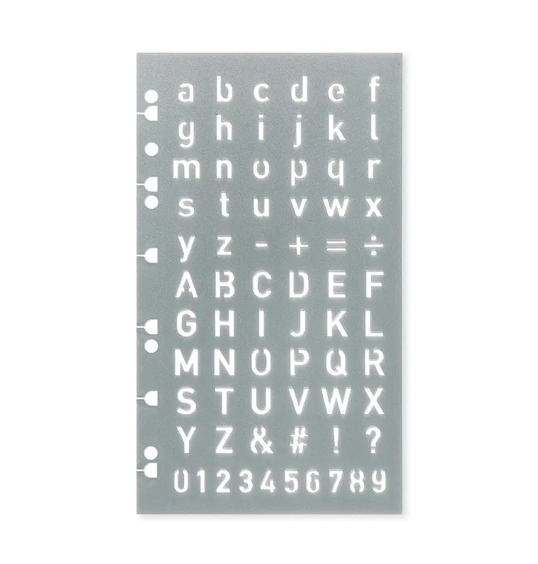 filofax-buchstabenschablone-f-r-personal-a5-a4 image 1