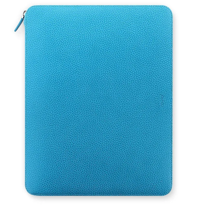 filofax-finsbury-a4-zip-folio-aqua-aus-leder-mit-notebook image 1