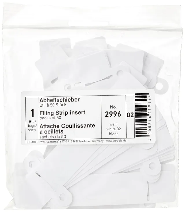 durable-abheftschieber-wei-pvc-50-st-ck-299602 image 1