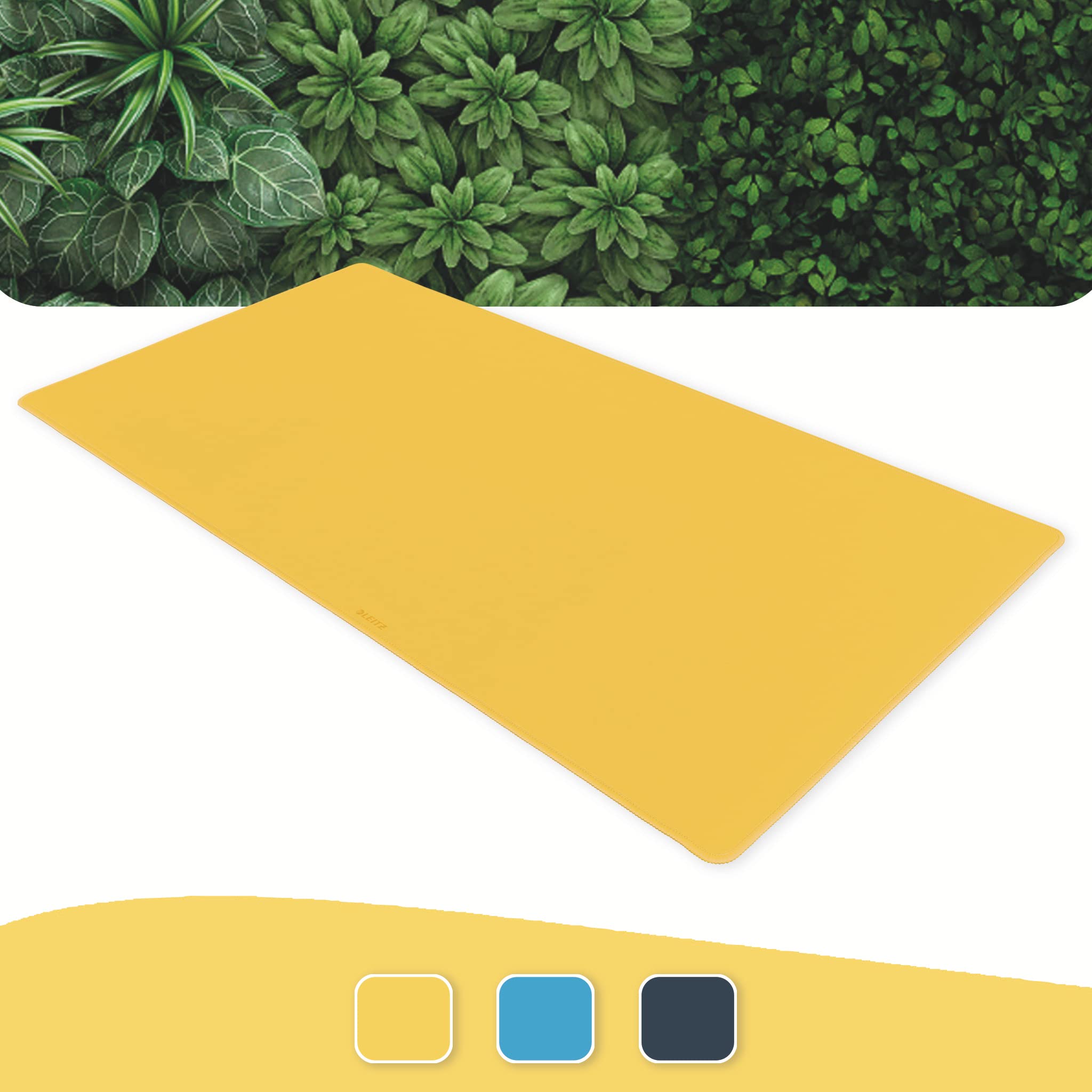 leitz-schreibtischunterlage-cosy-80-x-40-cm-gelb image 4