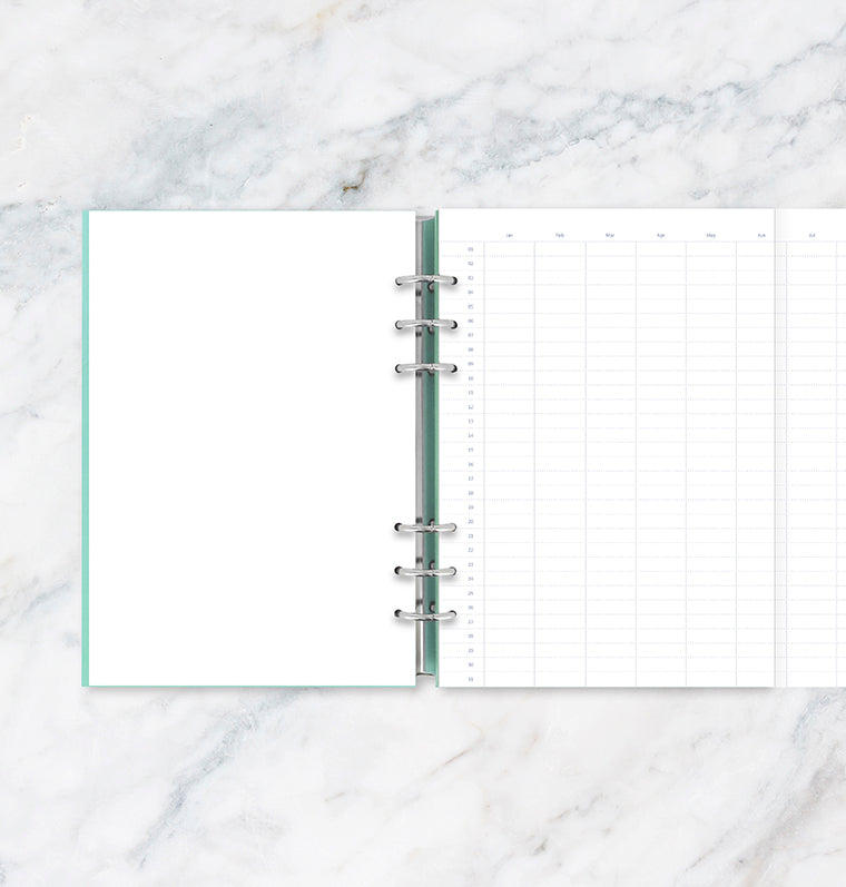 filofax-clipbook-jahresplaner-undatiert-a5-einlage-sale image 3