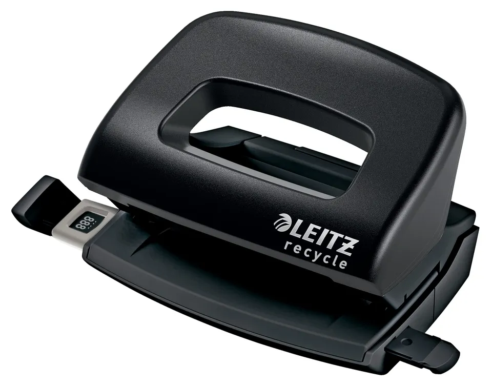 leitz-recycle-nexxt-mini-locher-f-r-10-blatt-schwarz-50100095 image 1