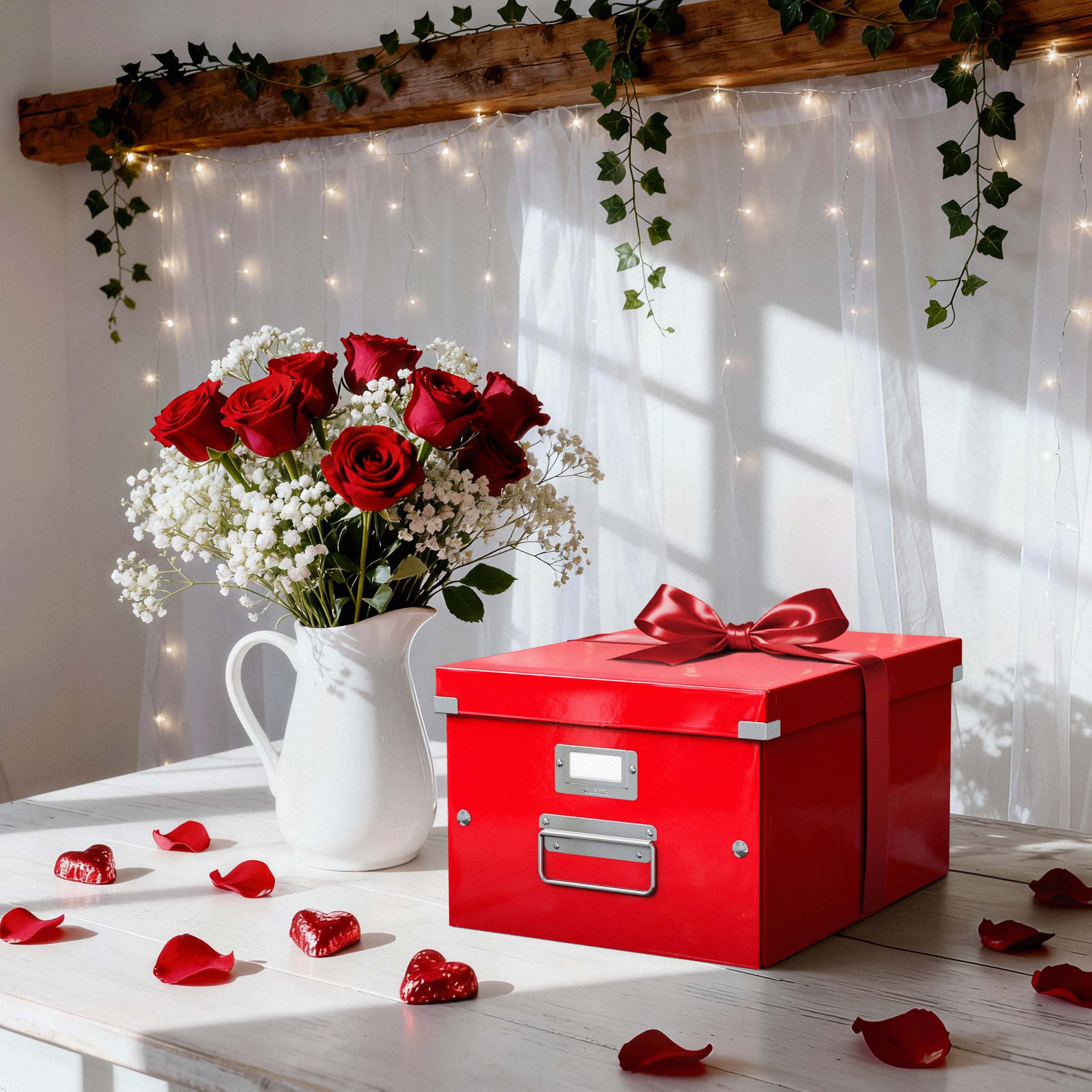 leitz-click-store-aufbewahrungsbox-a4-mit-deckel-rot-60440026 image 2