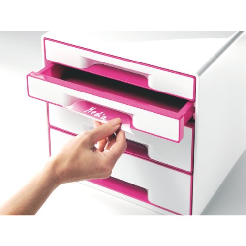 leitz-beschriftungsset-f-r-wow-cube-schubladenbox-transparent-61110000 image 6