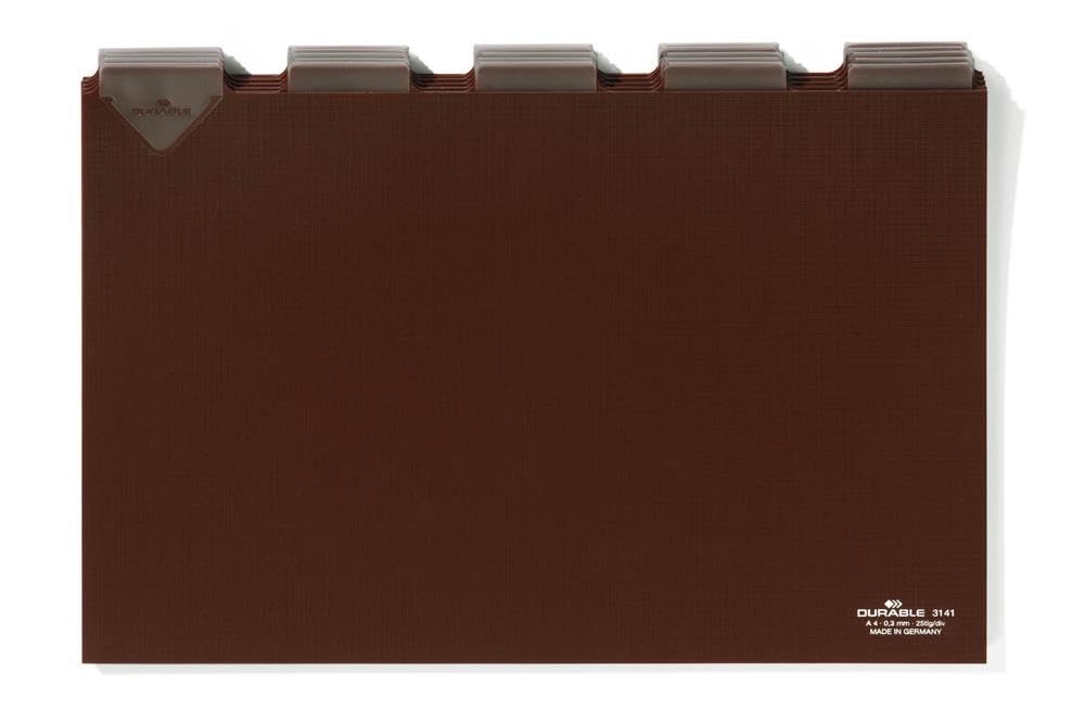 durable-leitkarten-din-a5-quer-braun-25-st-ck-315111 image 2