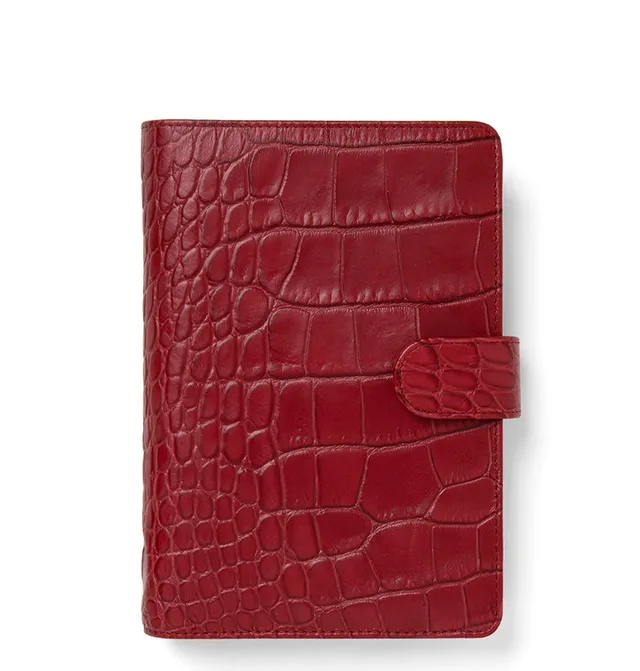 filofax-classic-croc-personal-organiser-kalbleder-mit-krokopr-gung image 1