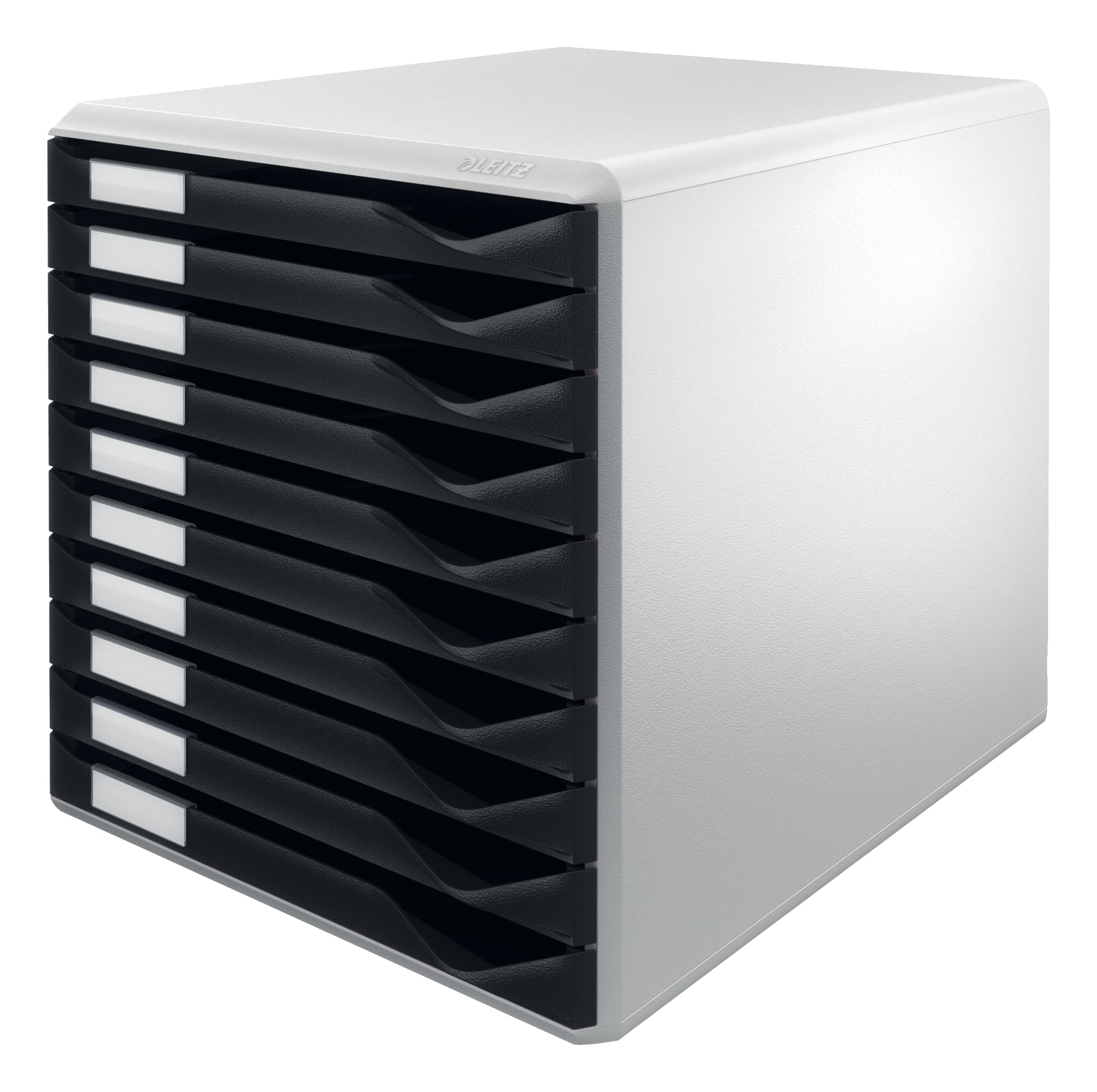 leitz-formular-set-52810095-mit-10-schubladen-a4-dokumentenschrank-schwarz image 1