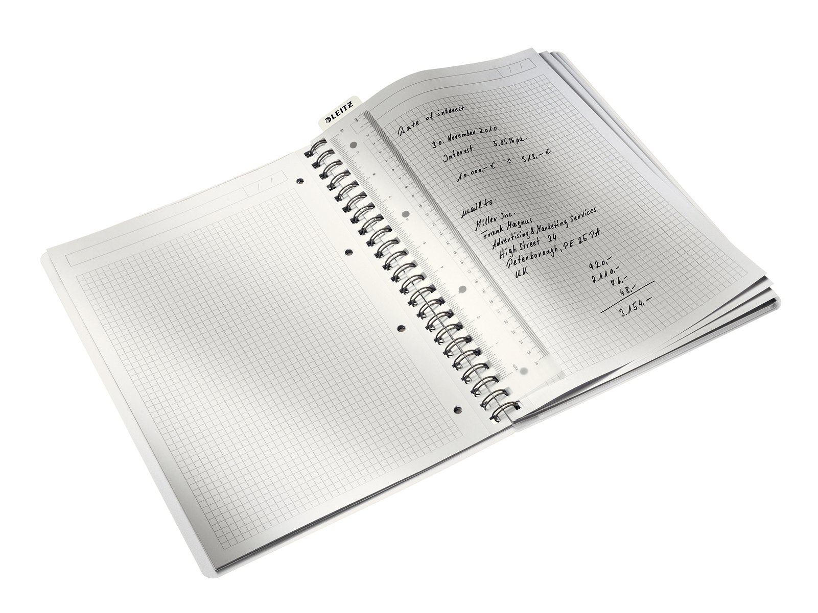 leitz-44610000-executive-collegeblock-a4-kariert-spiralblock-mit-pp-einband image 3