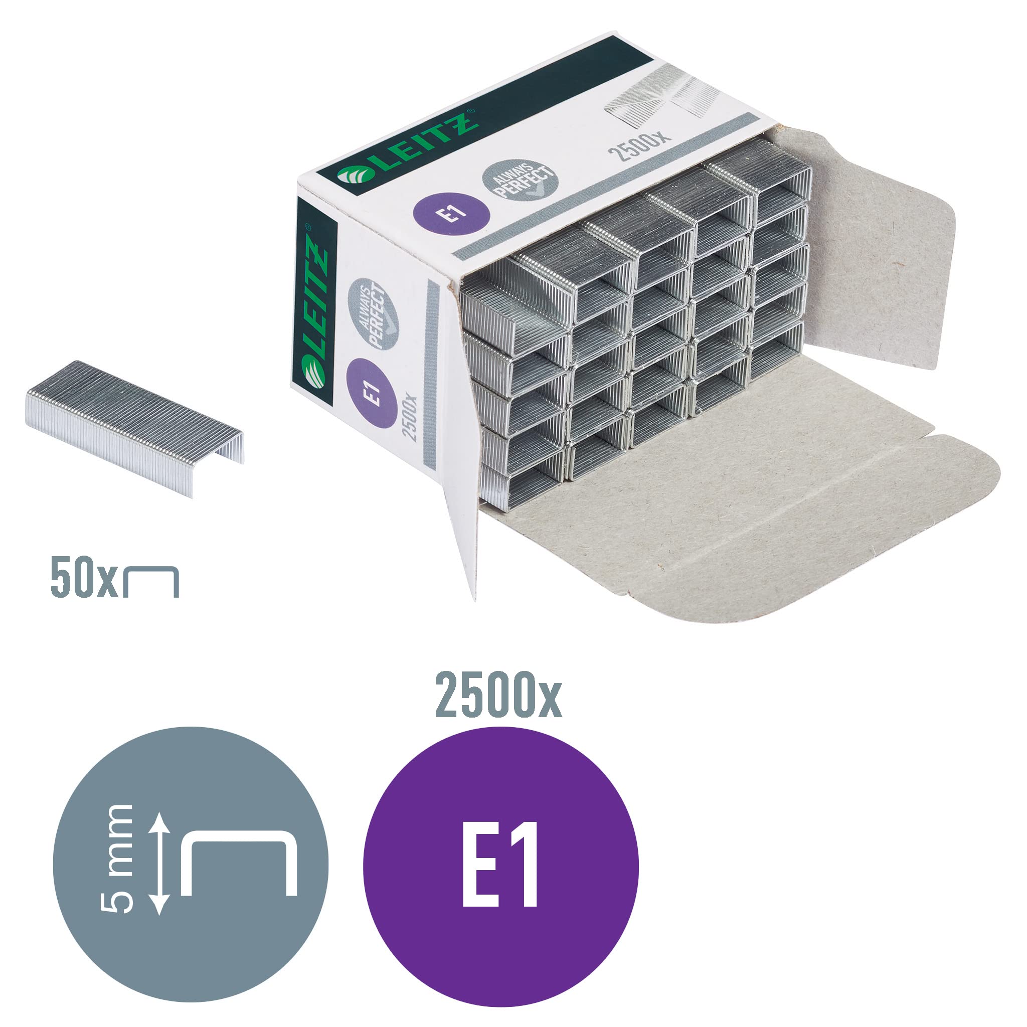 leitz-e1-heftklammern-verzinkt-f-r-elektrische-heftger-te-2500-st-ck image 2