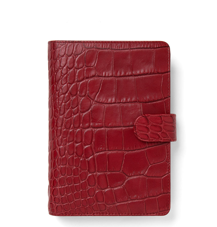 filofax-classic-croc-personal-organiser-kalbleder-mit-krokopr-gung image 1