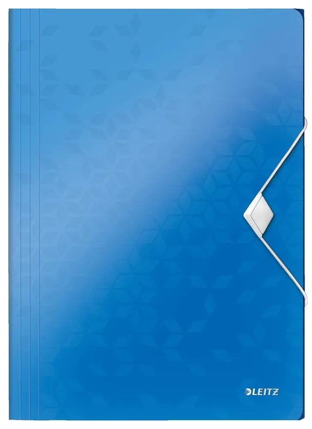 leitz-wow-eckspannermappe-a4-blau-metallic-45990036 image 1