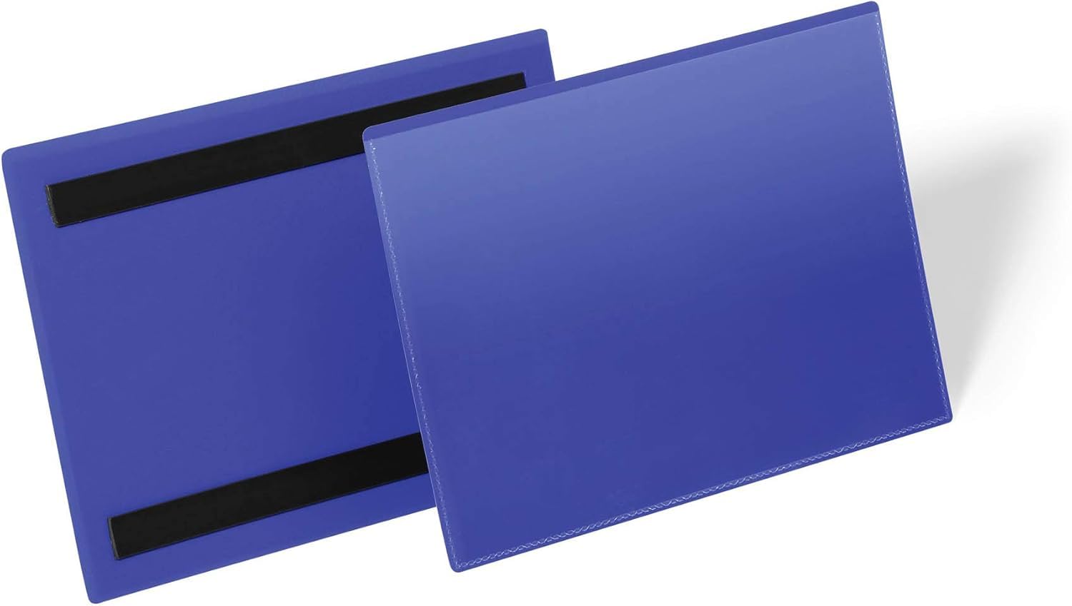 durable-kennzeichnungstasche-a5-quer-magnetisch-blau-50-st-ck-174307 image 1