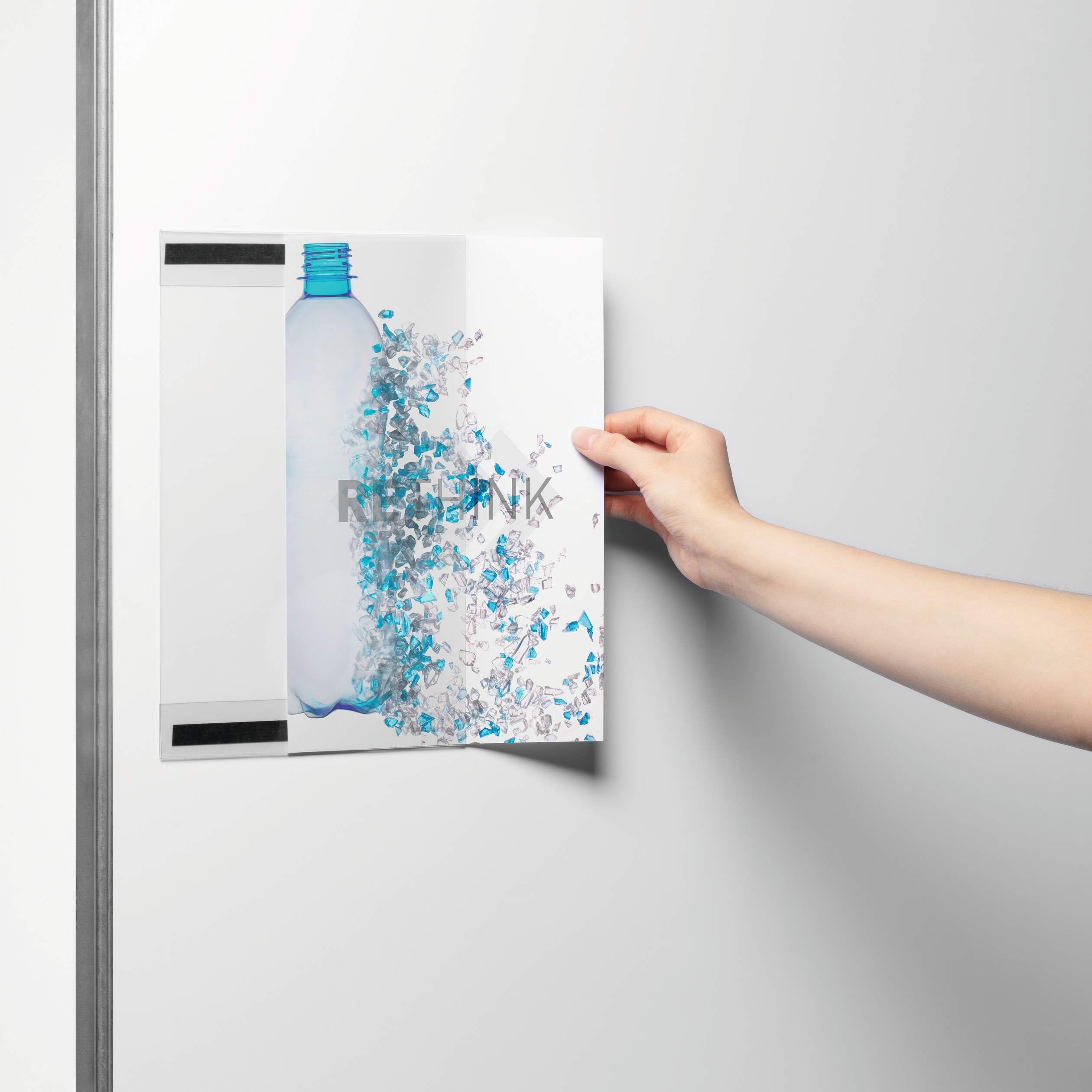durable-infohalter-a4-magnetisch-5-st-ck-transparent-504819 image 2
