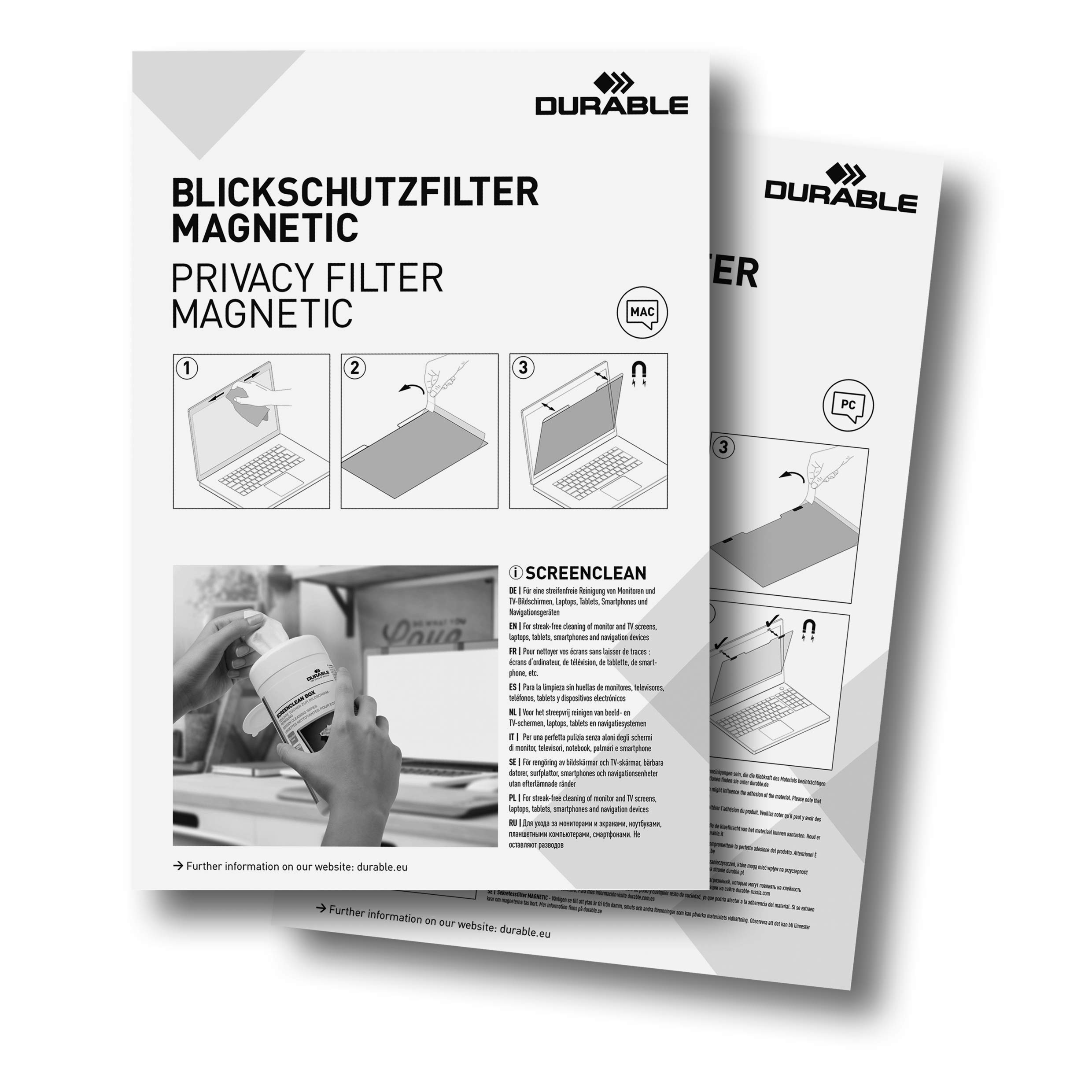 durable-blickschutzfilter-515757-f-r-macbook-pro-16-zoll-magnetisch-anthrazit image 5