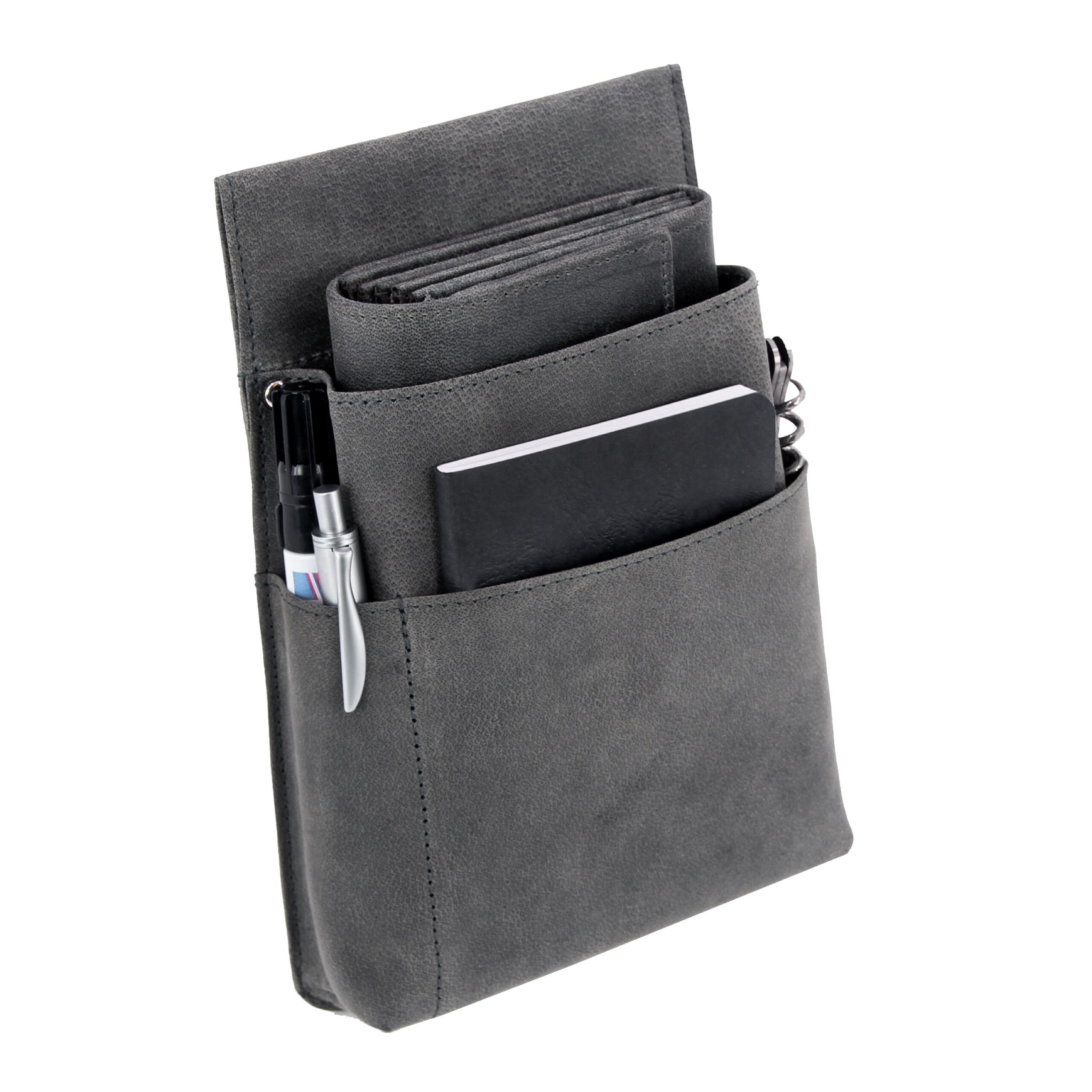 alassio-g-rteltasche-emilia-grau-hunter-leder-f-r-kellnerb-rsen image 2