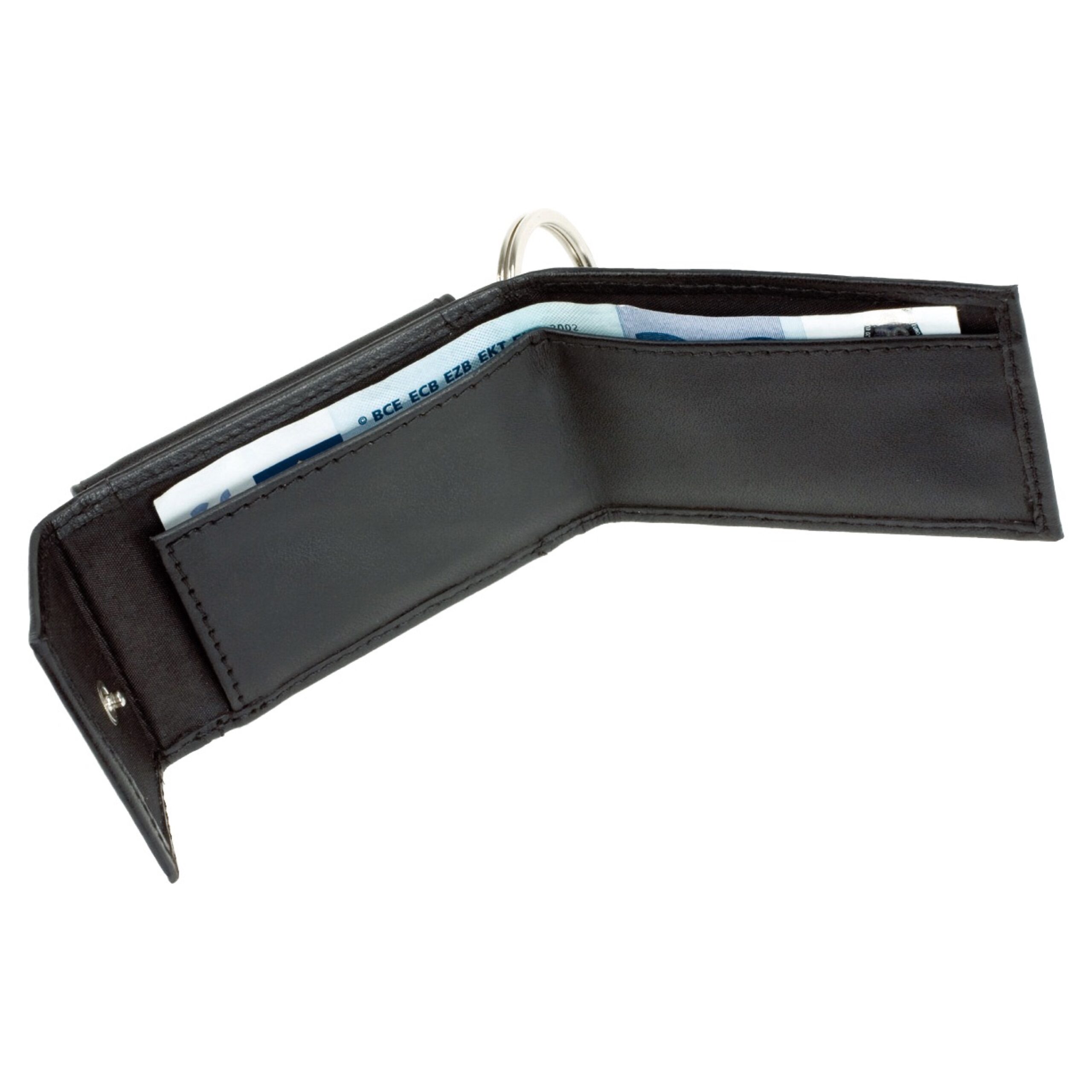 alassio-mini-b-rse-schwarz-nappaleder-mit-metallemblem-und-schl-sselring image 2