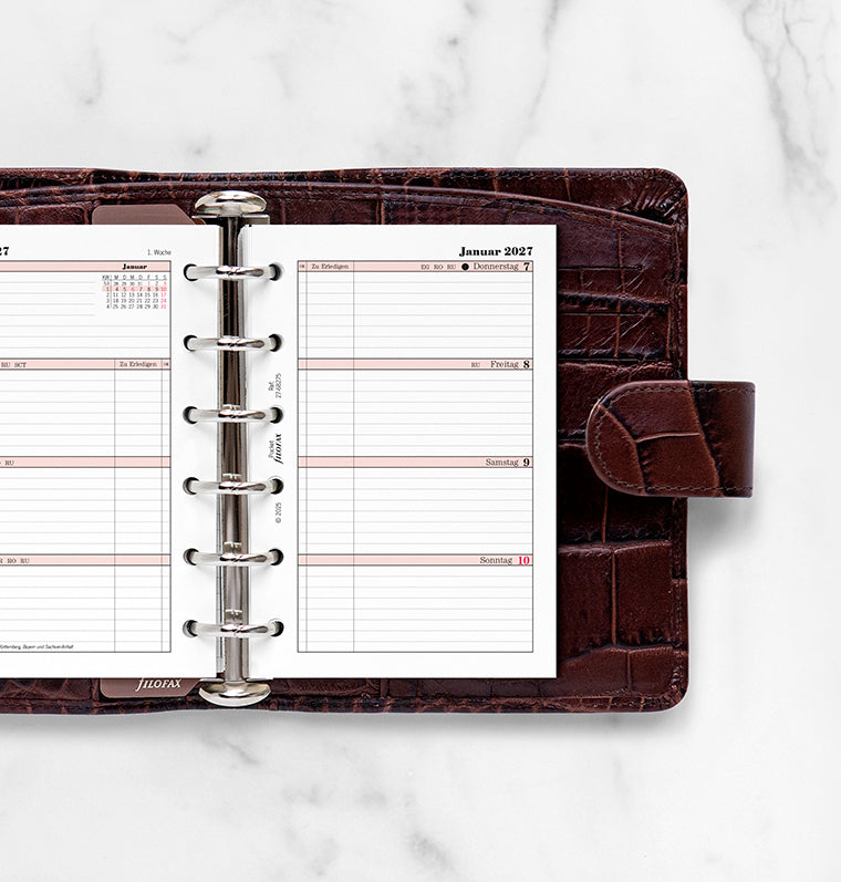 filofax-professional-kalendereinlage-pocket-2027-1-woche-2-seiten-deutsch image 2