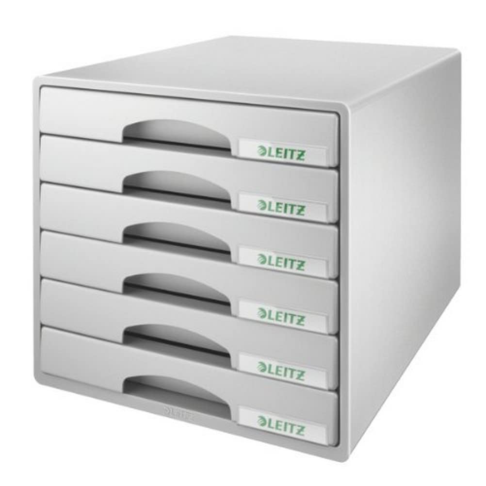 leitz-plus-schubladenbox-52120095-mit-6-schubladen-a4-schwarz image 4