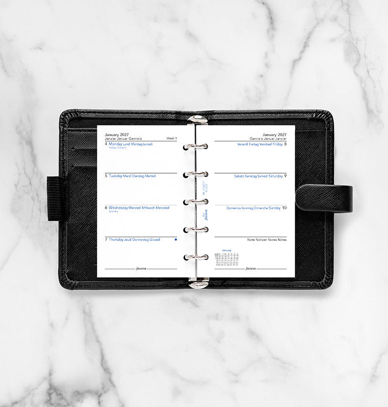 filofax-kalendereinlage-mini-2027-1-woche-2-seiten-multilingual image 3