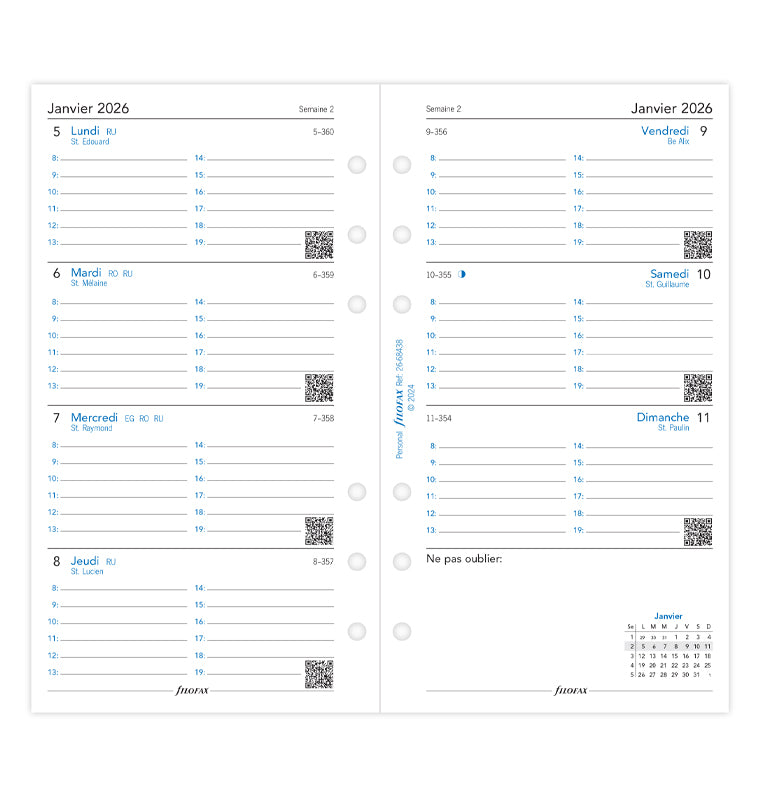 filofax-kalendereinlage-personal-2026-1-woche-2-seiten-franz-sisch image 4