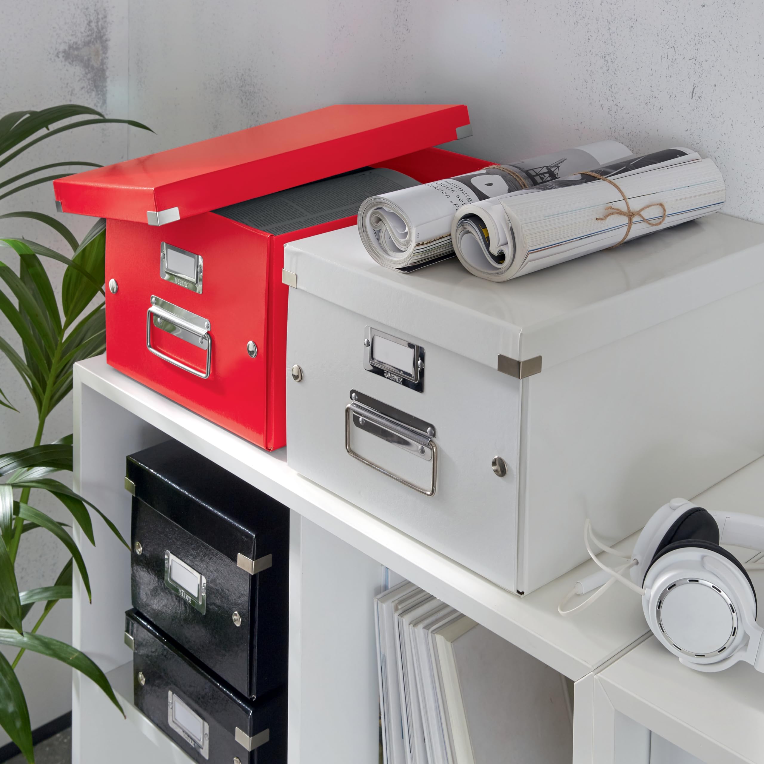 leitz-click-store-aufbewahrungsbox-a4-mit-deckel-rot-60440026 image 3