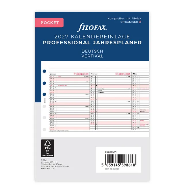 filofax-professional-jahresplaner-deutsch-pocket-2027-leporello image 1