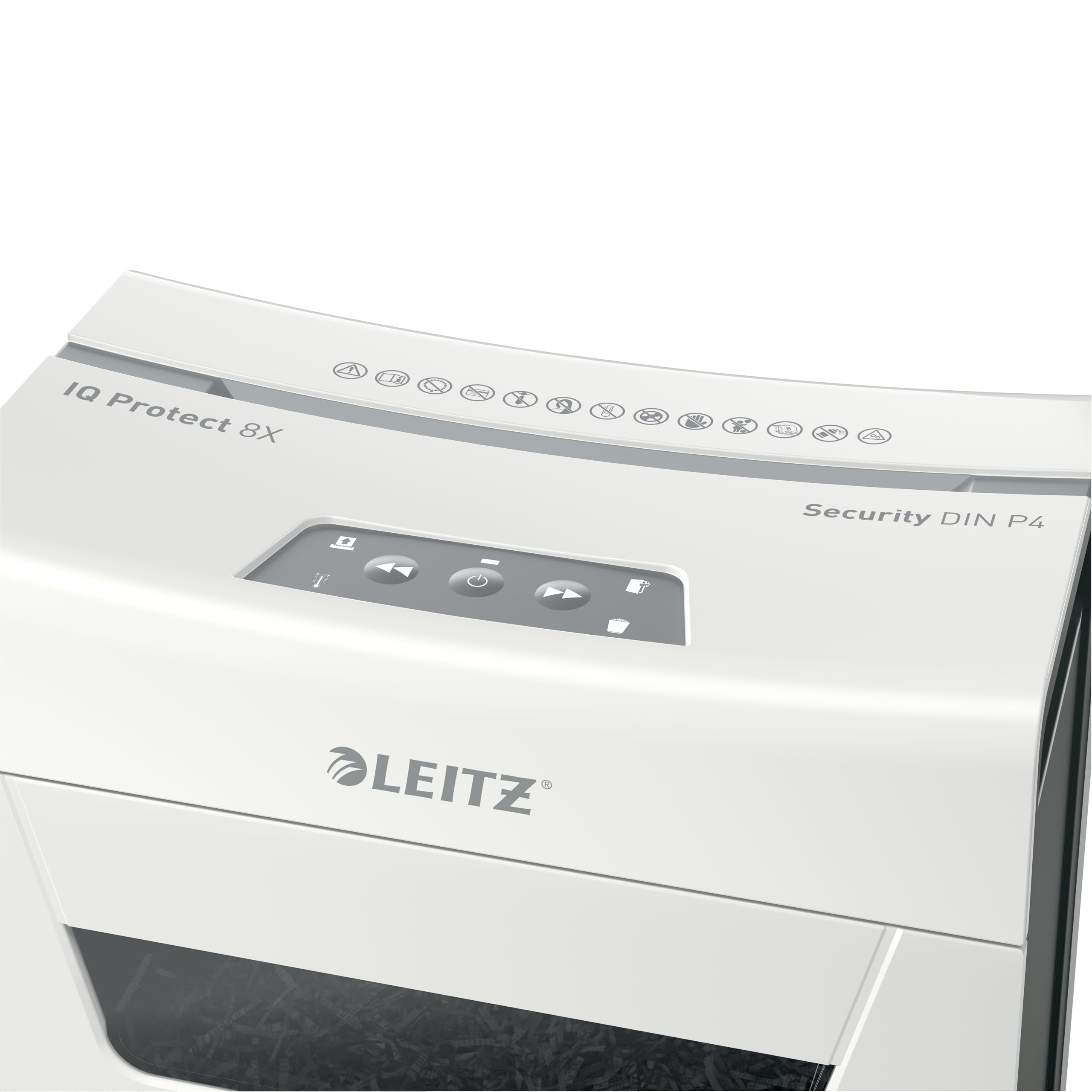 leitz-iq-8x-premium-aktenvernichter-p4-partikelschnitt-wei-80910000 image 8