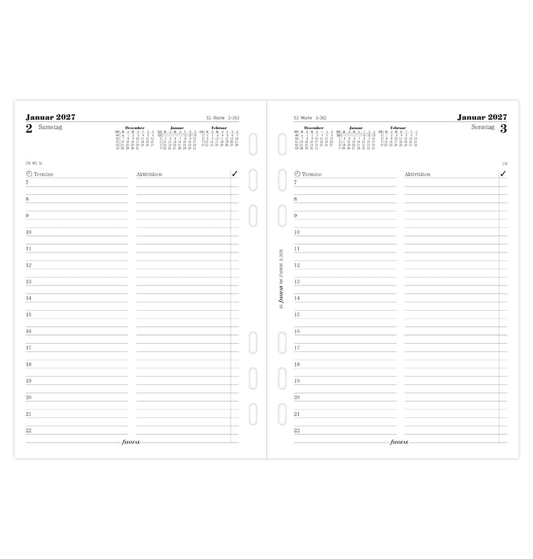 filofax-2027-a5-kalendereinlage-1-tag-1-seite-deutsch-multifit image 4