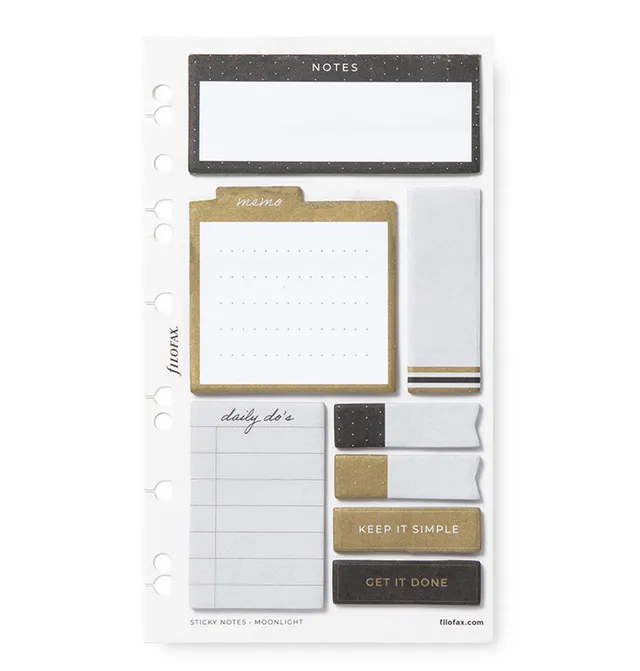 filofax-moonlight-haftnotizen-set-wiederverwendbar image 1
