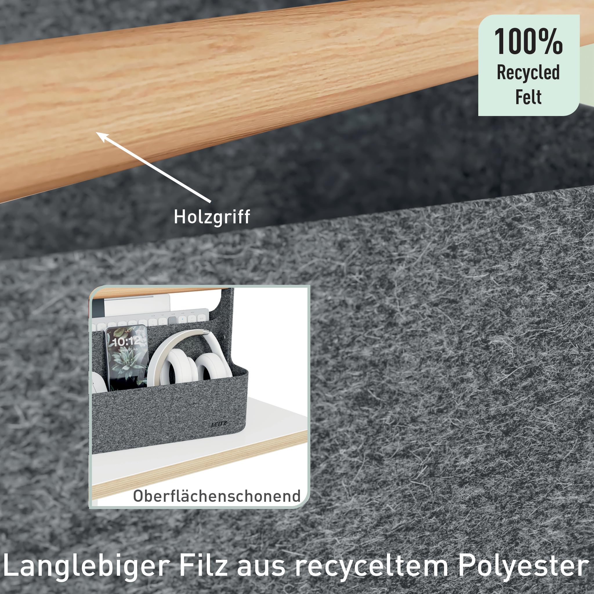 leitz-schreibtisch-organizer-mit-griff-filz-dunkelgrau-38-cm image 6