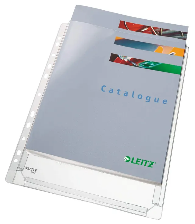 leitz-standard-maxi-prospekth-lle-a4-0-17-mm-mit-dehnfalz-5-st-ck-f-r-200-blatt image 1