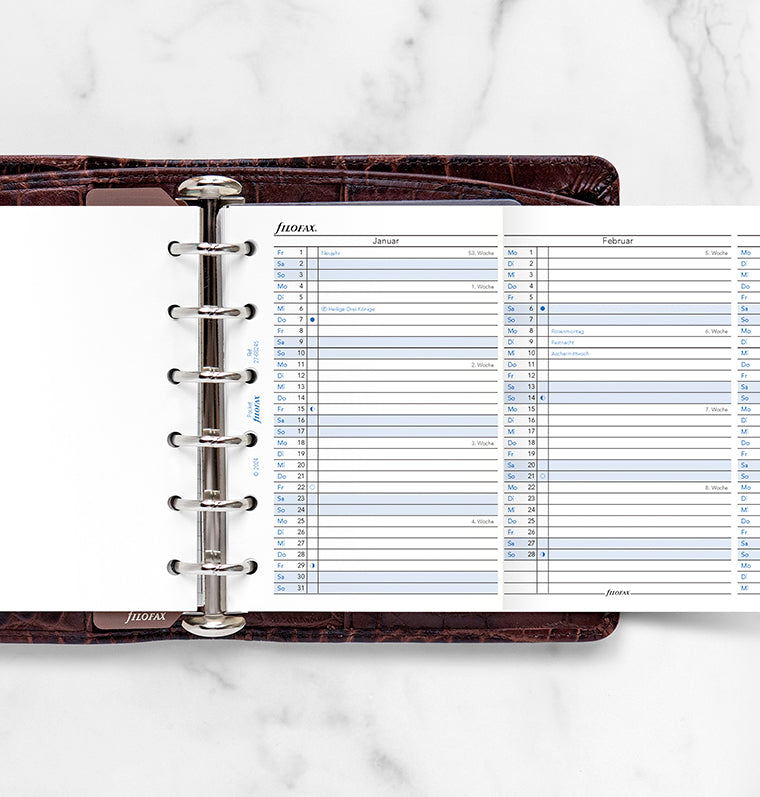 filofax-jahresplaner-deutsch-pocket-2027-leporello-zum-ausklappen image 2