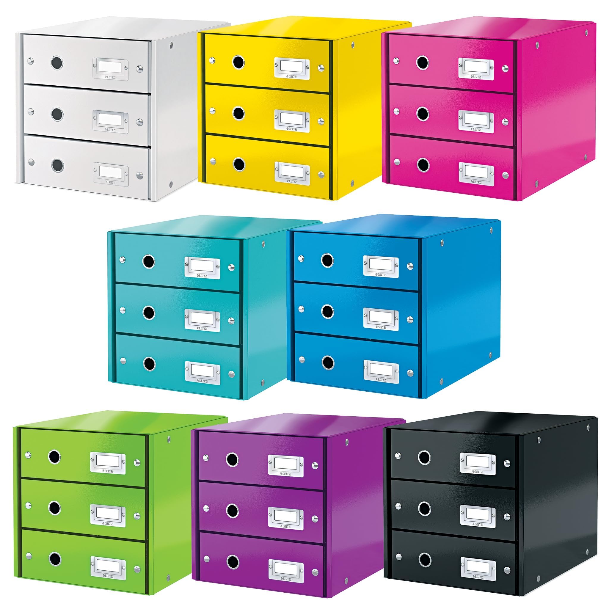leitz-click-store-schubladenbox-a4-3-schubladen-lila image 4