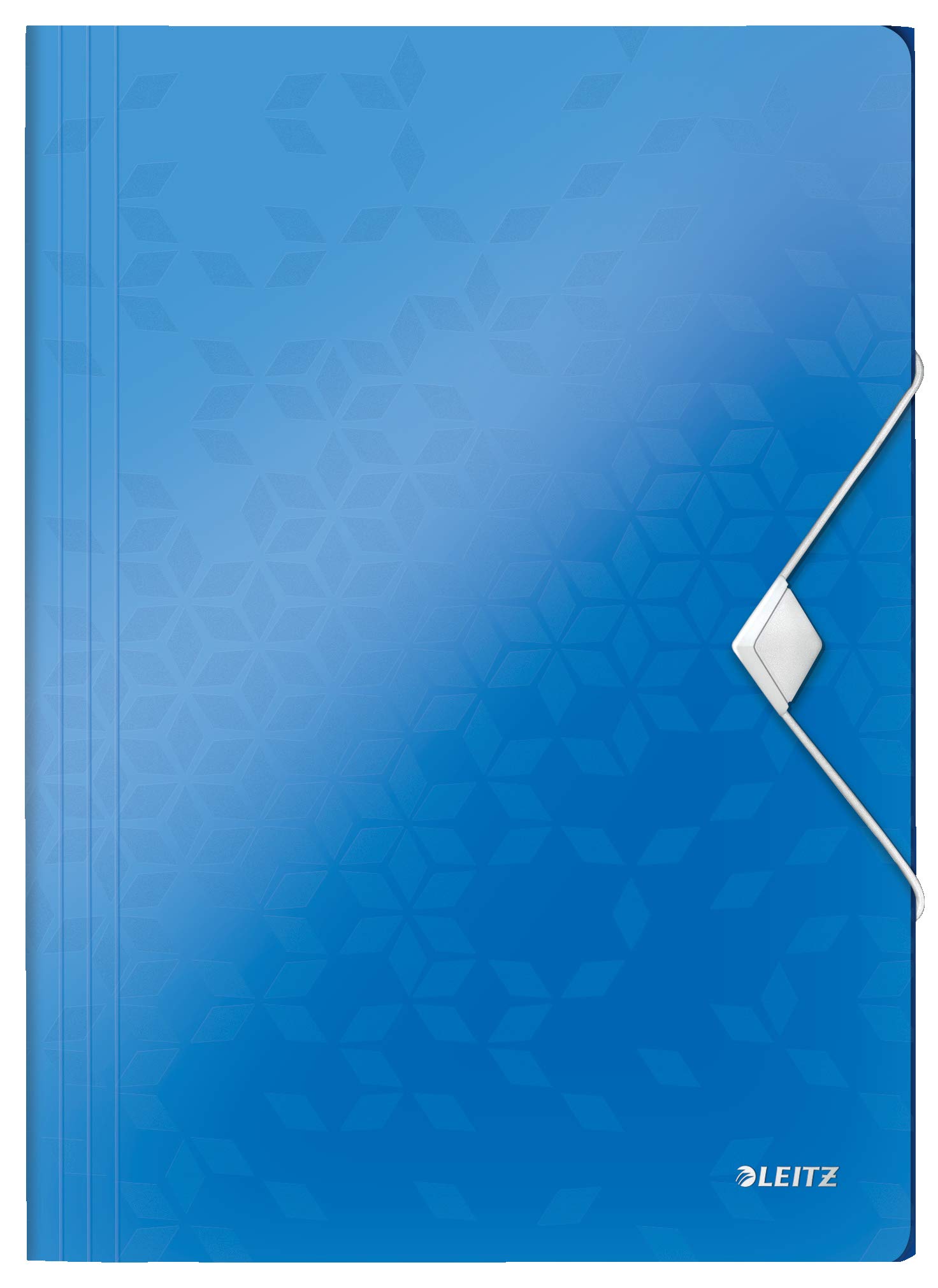 leitz-wow-eckspannermappe-a4-blau-metallic-45990036 image 1