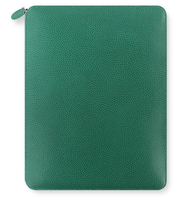 filofax-finsbury-a4-zip-folio-forest-green-ledermappe image 1